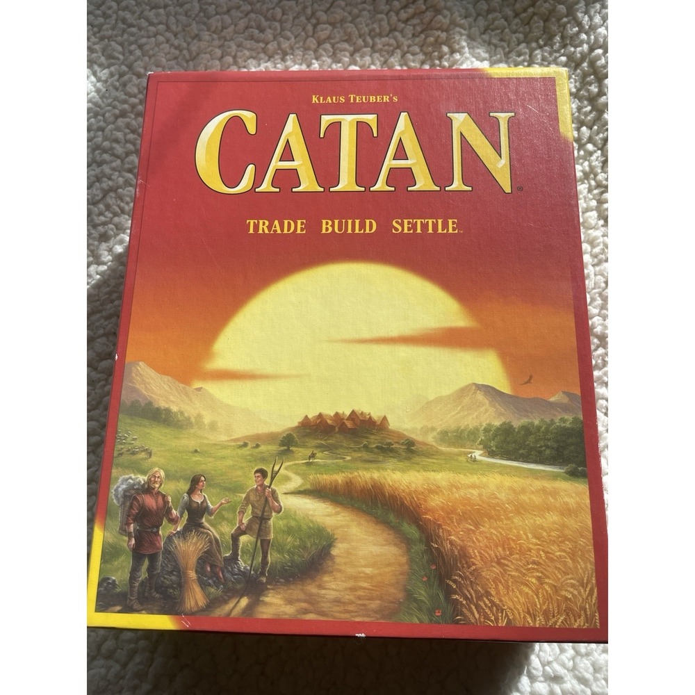 Catan Trade Build Settle Board Game Family Game Night